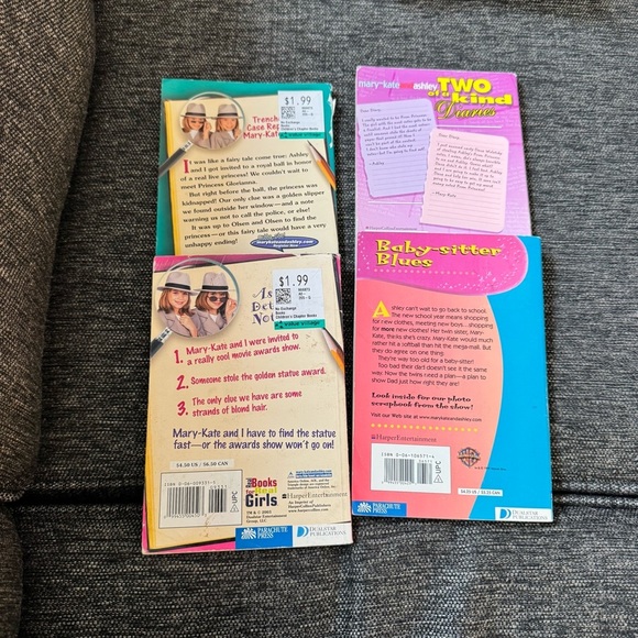 Mary Kate and Ashley Book Set - Pink, Blue, Gold Covers - Picture 2 of 6
